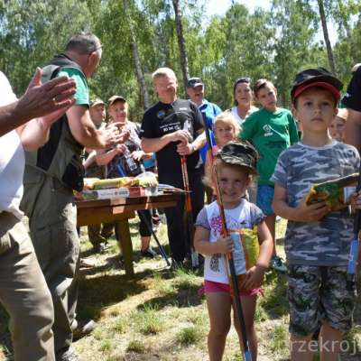 Wędkarski Dzień Dziecka nad jeziorem Ostrowskim