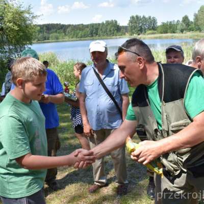 Wędkarski Dzień Dziecka nad jeziorem Ostrowskim