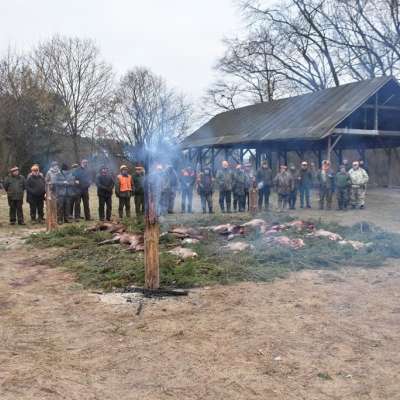 Królewskie zakończenie sezonu polować zbiorowych