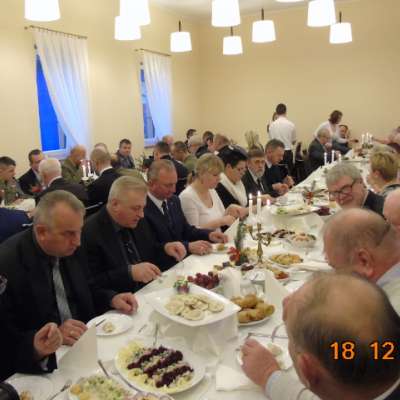 Wigilia policjantów i emerytów w Sulęcinie